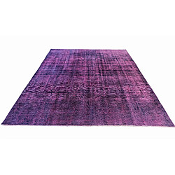 Avis Vidal Tapis de laine 295x207 Violet Vintage Royal