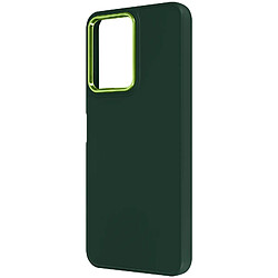 Avizar Coque pour Xiaomi Redmi 13C Rigide Contour Caméra Métallisé Vert sapin