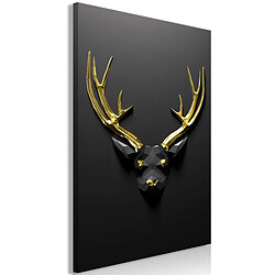 Artgeist Tableau - Golden Antlers (1 Part) Vertical cm