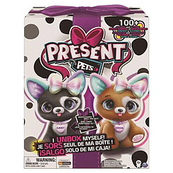 Chien en peluche Bizak Present Pets Glitter