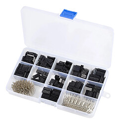 620 Pièces Assorties DuPont 2.54mm Crimp Terminal Connecteur Mâle Femelle À Sertir Pins et Logement