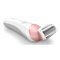 Rasoir féminin rechargeable étanche blanc / rose - BRL146.00 - PHILIPS