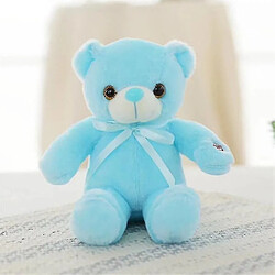 Universal 32 cm Luminus LED Light en peluche en peluche en peluche ours Toyblue