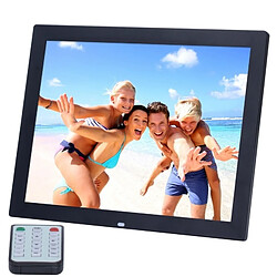 Wewoo Cadre photo numérique noir 14 pouces HD LED avec support et télécommande, allwinner, réveil / lecteur MP3 / MP4 / Movie