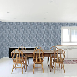 DUTCH WALLCOVERINGS Papier peint Wood Gris pas cher