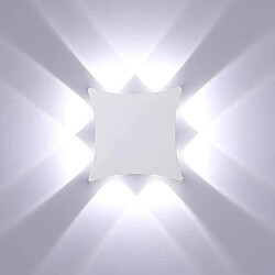 Stoex Applique Murale Led Blanc Froid Applique Murale Minimaliste D'Intérieur Lampe Murale Moderne Blanche Pour Couloir, Escaliers