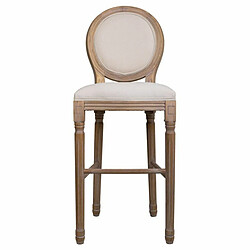 Avis Tabouret Alexandra House Living Crème Caoutchouc Bois 46 x 116 x 52 cm