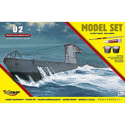 U2(German Submarine WWII typeIIA(ModelSe - 1:400e - Mirage Hobby