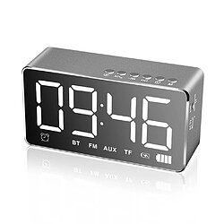 Acheter Q9 Mini Bluetooth sans fil Super Bass Speaker TF Alarm Clock Audio AccueilGary