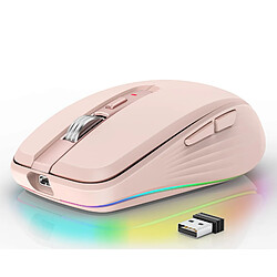 Yonis Souris Sans Fil 2400DPI Dual Mode Bluetooth