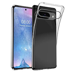 Htdmobiles Coque pour Google Pixel 9 et 9 Pro 5G - housse etui silicone gel fine + verre trempe - TRANSPARENT TPU