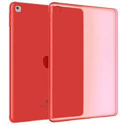 OKULI Transparent Étui Silicone Coque Housse Case Cover pour Apple iPad Mini 4 & Mini 5 en Rouge