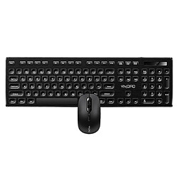 Ensemble De Clavier Et Souris Avec Récepteur USB Pour Ordinateur Portable Noir