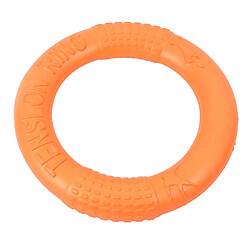 Anneau à Mâcher Nettoyage Des Dents De Dentition Jouet Flottant Gomme Saine 27cm Orange