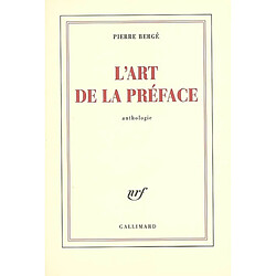 L'art de la préface - Occasion