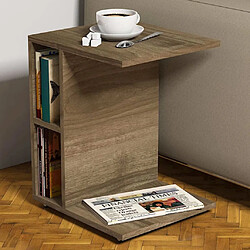 Avis Homemania Table basse Ceylin 45x35x57,5 cm noyer