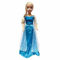 Ludendo Poupée Princesse Robe Bleu Glacier 90 cm