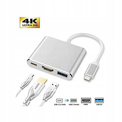 Acheter GUPBOO Adaptateur TYPE-C HDMI + TYPE-C + Répartiteur USB DEX,JL693