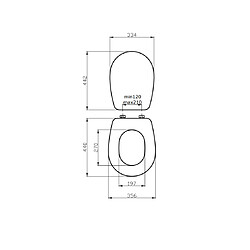 Avis Kiamami Valentina ABATTANT WC MODÈLE LIUTO BLANC MDF COMPATIBLE