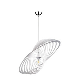 EPIKASA Suspension Planète, Blanc, Métal, 61x42x120 cm