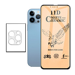 PHONECARE KIT Film de Verre Trempé CeramicGlass Full Cover + Film Caméra pour iPhone 13