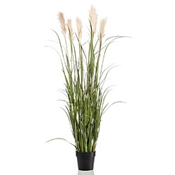 Emerald Herbe de pampa artificielle avec pot 160 cm