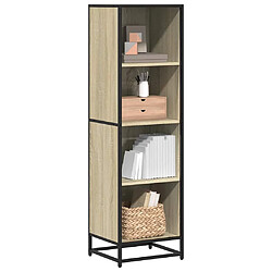 vidaXL Bibliothèque chêne sonoma 40x35x139 cm bois d'ingénierie