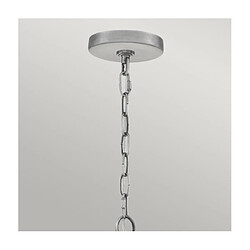 Elstead Lighting Suspension extérieur Quoizel Aluminium,acier,verre grainé transparent Aluminium industriel