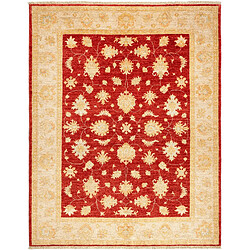 Vidal Tapis de laine 193x153 rouge Kaizar