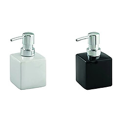 Wenko 17845100 Ceramic Soap Dispenser Carré Blanc