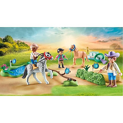 Playmobil® PLAYMOBIL 71495 Cavaliers poneys et saut d'obstacles