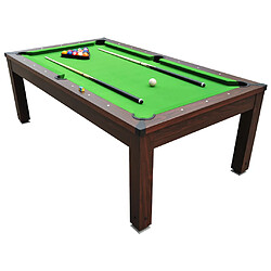 Vente-Unique Table transformable - Billard IMPERIALE - Hauteur ajustable - 207 x 114 x 79 cm