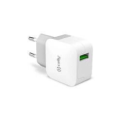 Celly TCUSBTURBO chargeur d'appareils mobiles Blanc Intérieure