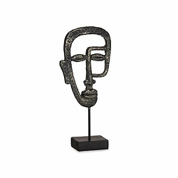 Gift Decor Figurine Décorative Visage Noir 19,5 x 38 x 10,5 cm (4 Unités)