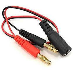 1 pièce Câble banane 2.1DC vers 4mm pour batterie Fastshark FPV google 18AWG Longueur cm 30