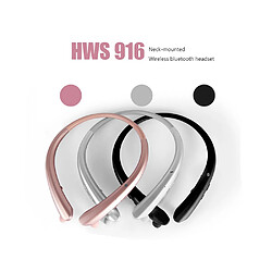 Avis GUPBOO VITOG HWS916 tour de cou sans fil Bluetooth casque Hi-Fi basse sport casque stéréo casque avec micro