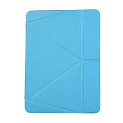 Wewoo Housse Étui Coque en cuir PU pour iPad Pro 11 pouces 2018avec support multifonctions et fonction Veille / Réveil Lake Blue