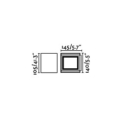 Avis faro Aplique murale de jardin gris foncé Olan