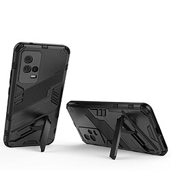 Coque en TPU anti-choc avec béquille argent pour votre Vivo iQOO 8