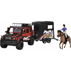 Dickie Toys Set de remorques à Cheval, Try me - Roue Libre MB AMG