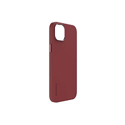 Decoded Coque pour Apple iPhone 15 Plus MagSafe en Silicone Antimicrobienne Rouge