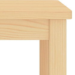 Acheter Maison Chic Table de chevet - Table de Nuit naturel 35x30x47 cm bois de pin massif