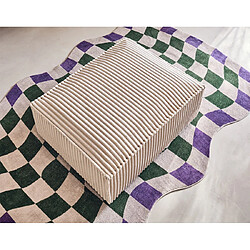 Avis Lisa Design Stella - pouf - en velours côtelé grosses côtes