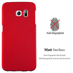 Avis Cadorabo Coque Samsung Galaxy S6 EDGE Etui en Rouge