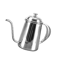 Acheter Inodore Main Goutte à Goutte Pot De Café Sur Gooseneck Bouilloire 650ml Argent