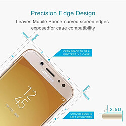 Wewoo Verre trempé pour Samsung Galaxy J7 2017 version de l'UE 0.26mm 9H surface dureté 2.5D anti-déflagrant non-écran plein écran en Film