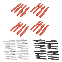 Lame d'hélice 16 pièces pour Syma X5C X5SW X5SC X55 pièce détachée drone rouge pas cher