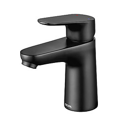 2PCS Cecipa max Robinet de Lavabo Noir Pour Salle de Bain, Robinet de Lavabo économie d'eau, Mitigeur de Lavabo à Poignée Unique,EU Modèle pas cher