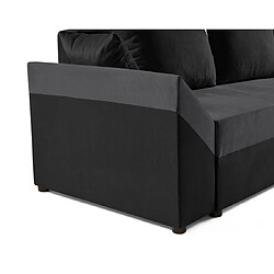 Acheter Bestmobilier Mike - canapé d'angle réversible - 4 places - convertible avec coffre - en velours