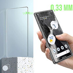 Avizar Verre Trempé Google Pixel 7 9H Anti-rayures Anti-traces Transparent pas cher